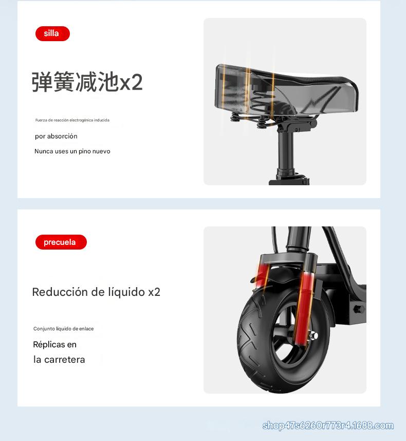 SCOOTER ELÉCTRICO CON AJUSTE DE ALTURA INTELIGENTE – MODELO URBANO PREMIUM