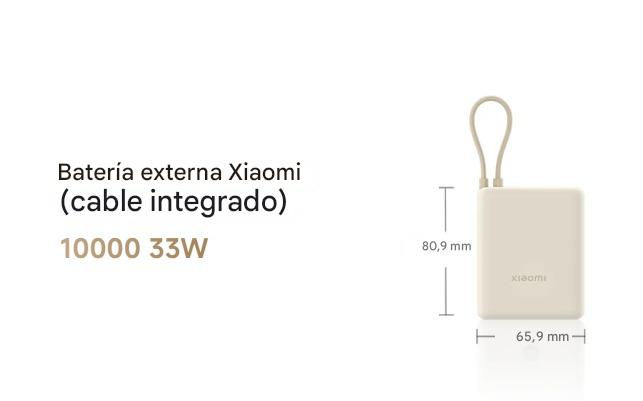 XIAOMI POWER BANK 10000MAH (INTEGRATED CABLE)
