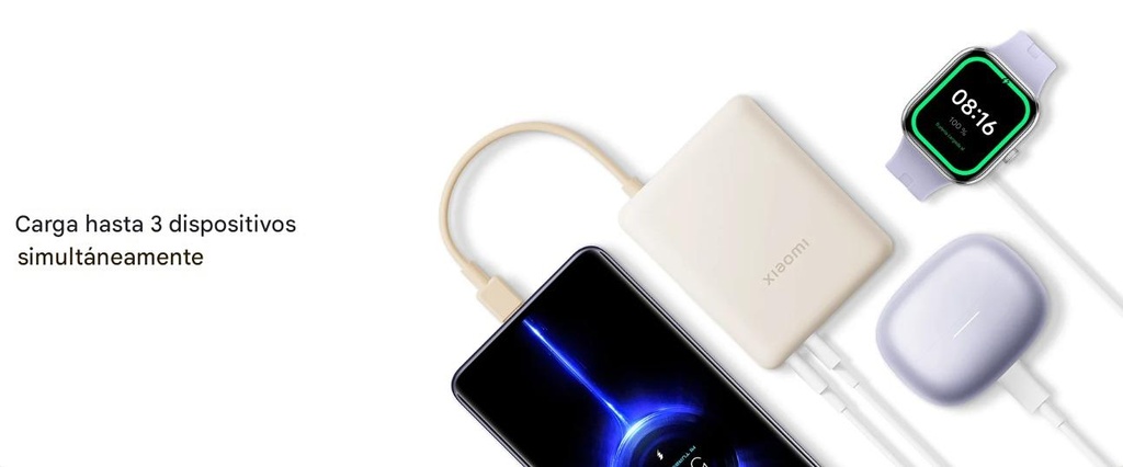 XIAOMI POWER BANK 10000MAH (INTEGRATED CABLE)
