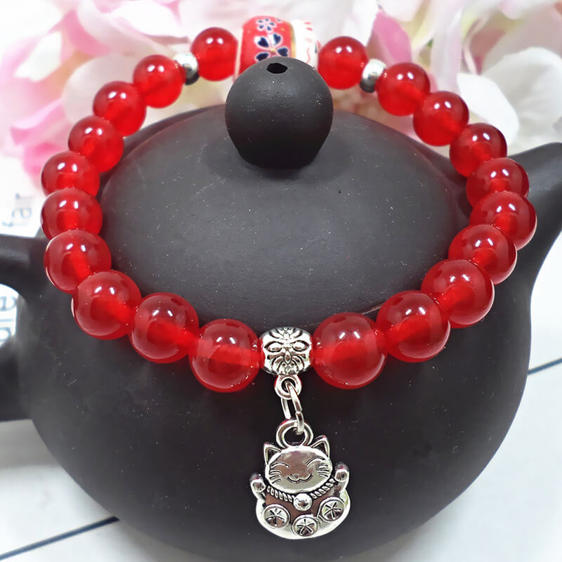 PULSERA JOYAS CON CUENTAS A MANO S