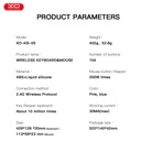 TECLADO Y MOUSE INALÁMBRICO XO KB-05