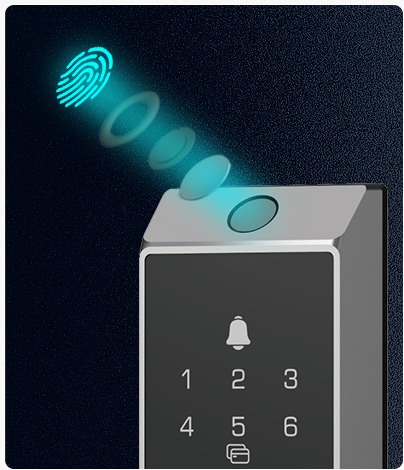 EZVIZ DL05 - CERRADURA INTELIGENTE CON TECLADO Y SENSOR DE HUELLA DIGITAL