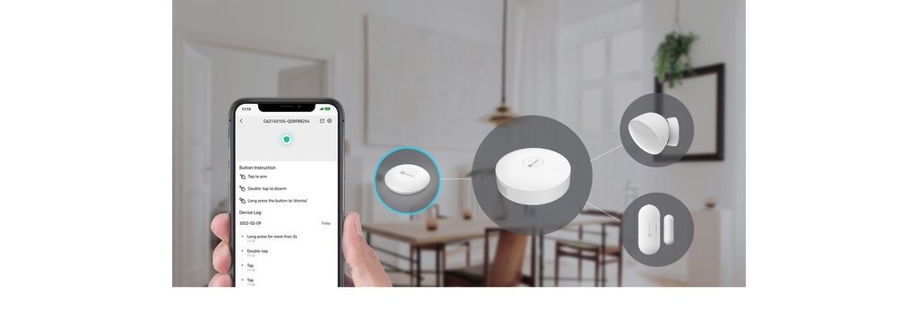 EZVIZ CS-T3C BOTÓN INTELIGENTE INALÁMBRICO Y DE EMERGENCIA