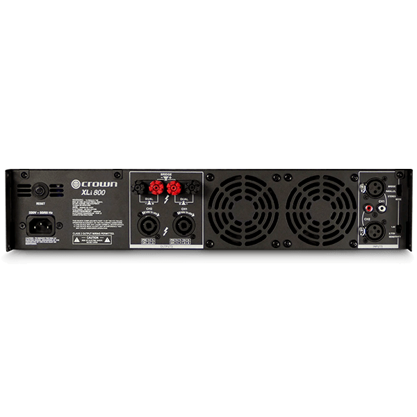 CROWN XLI 800 - AMPLIFICADOR DE 2 CANALES 600W BRIDGED 4/8 OHM 
