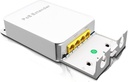 REPETIDOR POE IMPERMEABLE DE 4 PUERTOS 100/1000MBPS EXTENSOR POE DE RED AL AIRE LIBRE