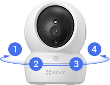 EZVIZ H6C PRO 3K - CAMARA DE VIGILANCIA CON MOVIMIENTO 5MP WIFI