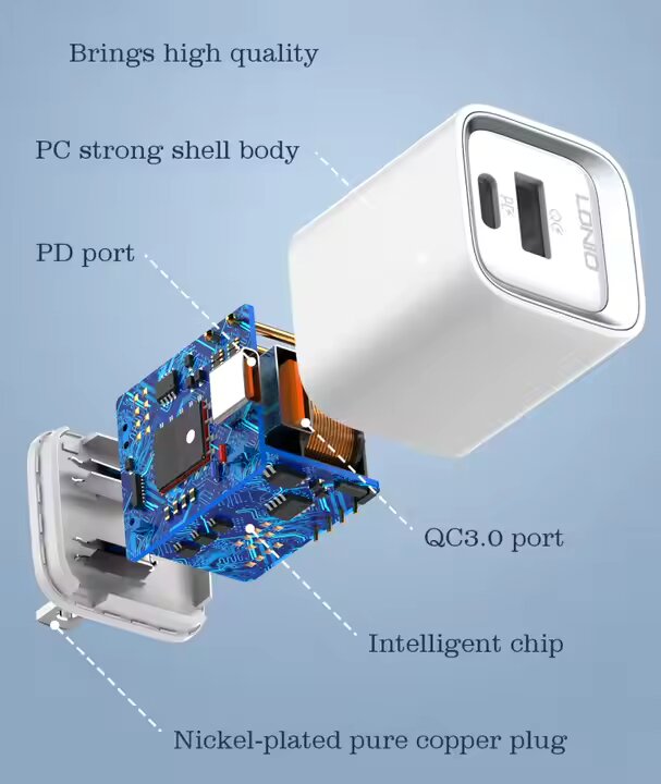 CARGADOR LDNIO A2318C 20W PD Universal Usb-C Dual