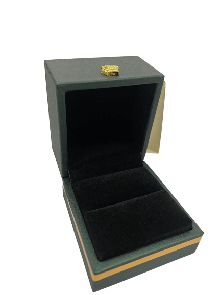CAJA VERDE PARA ANILLO HUANG GUAN