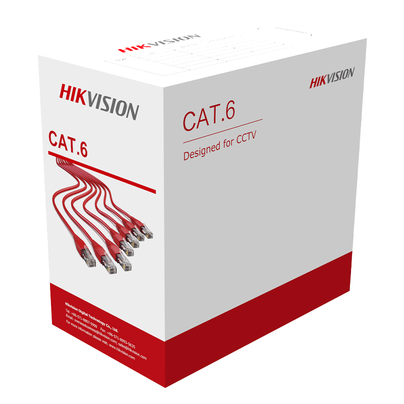 HIKVISION CABLE UTP CAT.6 305M 24AWG GRAY DS-1LN6U-G