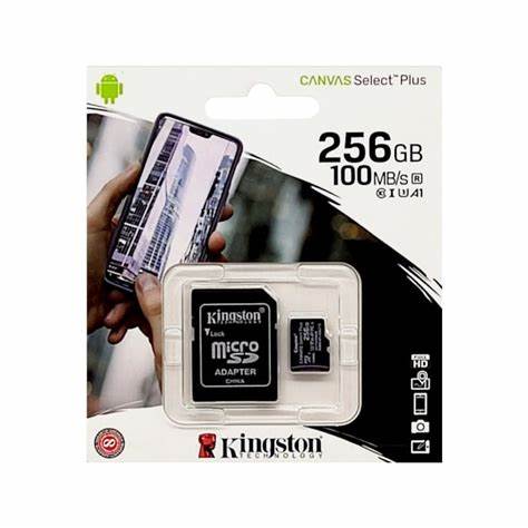 KINGSTON MEMORIA MICRO SD 256GB