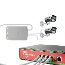 REPETIDOR POE IMPERMEABLE DE 4 PUERTOS 100/1000MBPS EXTENSOR POE DE RED AL AIRE LIBRE