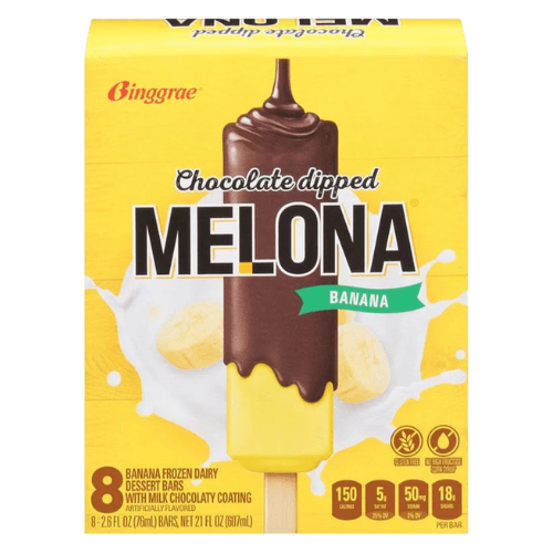 MELONA CHOCO DIP BANANA ICE BAR