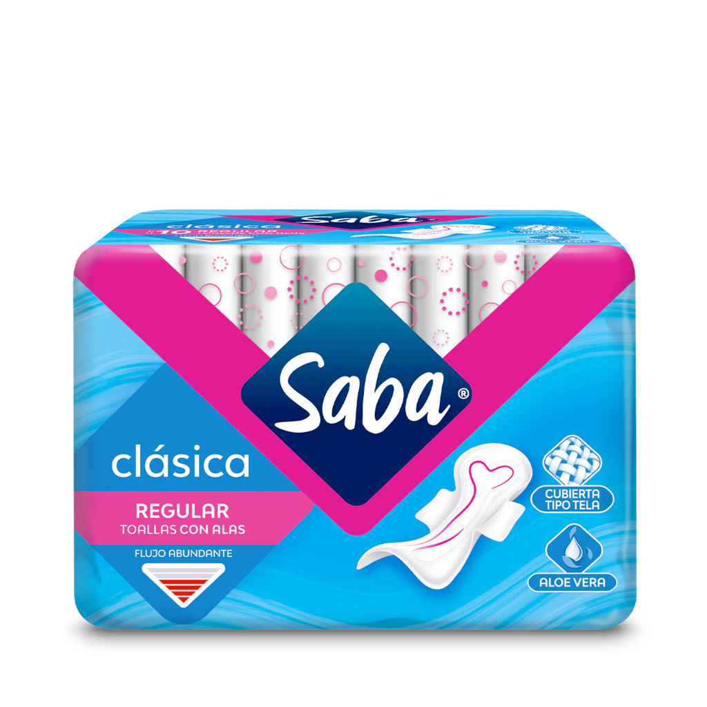 TOALLA SANITARIA CLASICA SABA
