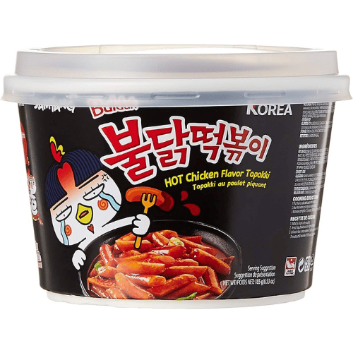 BULDAK ARTIFICIAL SPICY CHICKEN FLAVOR TOPOKKI 185