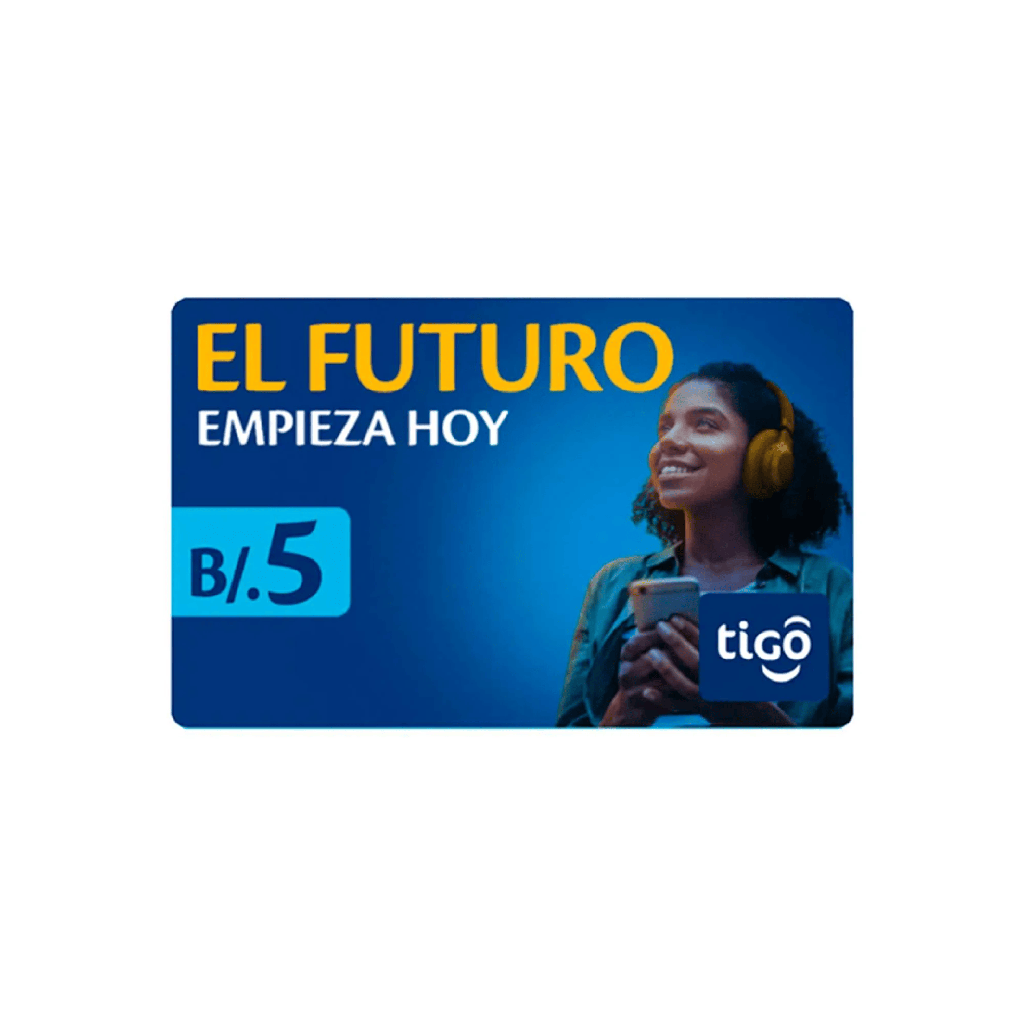 TARJETAS DE CELULAR TIGO DE 5