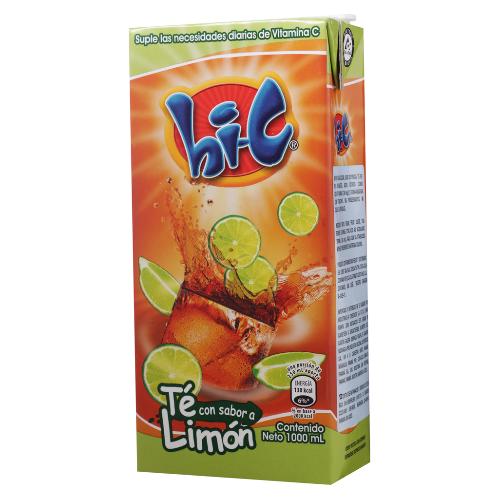 JUGO HIC TE CON SABOR A LIMÓN