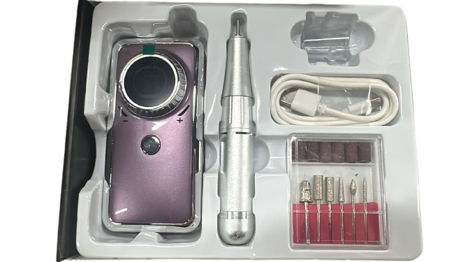 SET DE MAQUINA PULIDORA DE UÑAS 6PZA, MODELO JF-802