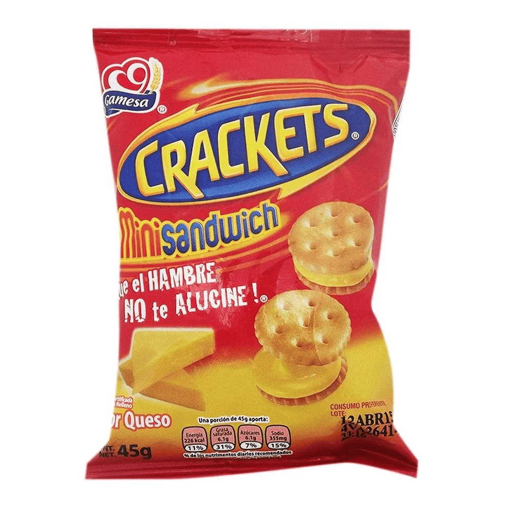 GALLETA CRACKETS MINI SANDWICH