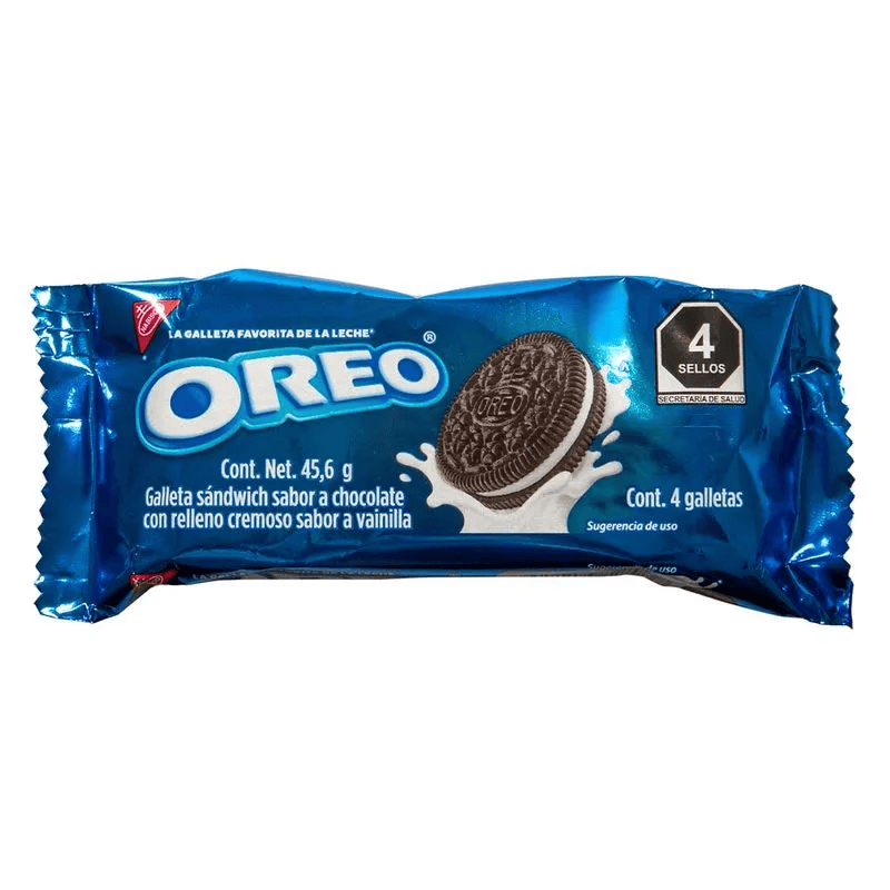GALLETA OREO ORIGINAL PACK 4 UNIDADES