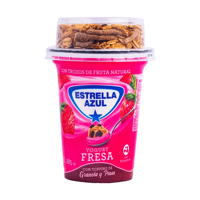 YOGURT ESTELLA AZUL CON GRANOLA