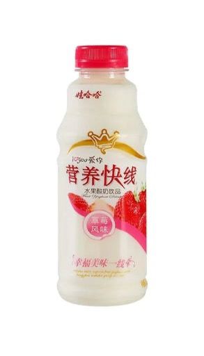 BEBIDA DE YOGURT-FRUTAS WAHAHA FRESA 500ML