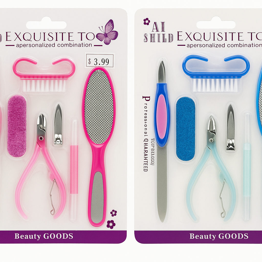 SET DE HERRAMIENTAS PARA MANI PEDI AI SHILI 7PZA