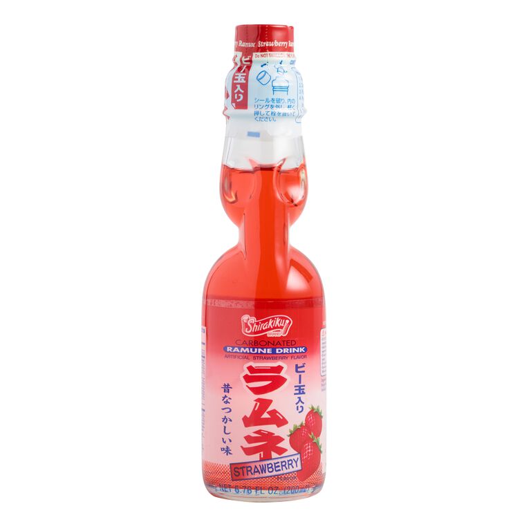 RAMUNE CARBONATED DRINK - STRAWBERRY