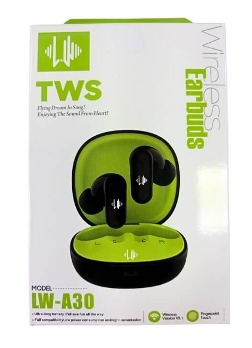 AUDIFONOS BLUETOOTH V5.4 + EDR LW-A30