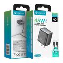 CARGADOR RÁPIDO CELEBRAT C-D05 45W PD (USB-C)