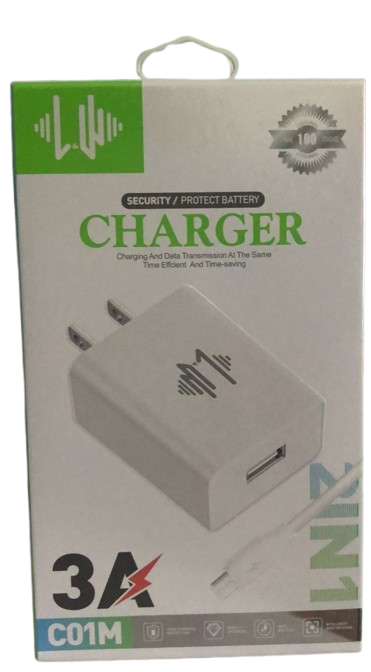 CARGADOR RÁPIDO 3A USB – MODELO C01M