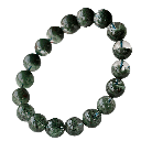 PULSERA DE CRISTAL DE FANTASMA VERDE NATURAL WEST