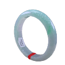 PULSERA DE JADEÍTA CON FLOR FLOTANTE DE HIELO