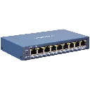HIKVISION SWITCH POE - 8 PUERTOS POE 10/100 / 1 PUERTOS GIGABIT COMBO / 60W DS-3E1309P-EI-M