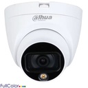 CAMARA DAHUA ANALOGA DOMO A TODO COLOR CON LED INCLUIDO Y DISTANCIA DE ILUMINACION DE 20 METROS / LENTE FIJO DE 2.8MM Y PROTECCION IP67 