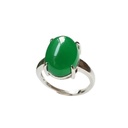 ANILLO EN JADE VERDE  JJZ768