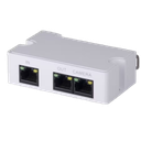 PFT1300 - EXTENSOR POE DAHUA MODELO DH-PFT1300 DE 3 PUERTOS CON SALIDA POE DE 2 PUERTOS Y ENTRADA POE DE 1 PUERTO 