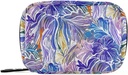 CARTERA CHICA CON DISEÑO DE PLUMAS