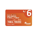 TARJETA MÁS MOVIL DE 6