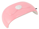 LAMPARA SECADORA DE UÑAS GEL LED ROSADA SENCILLA