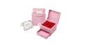 CAJA DE REGALO ROSA DE FLORES PRESERVADAS DE LUJO ROSA