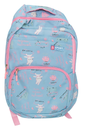 MOCHILA NIÑA ANIMALITOS SPORT CELESTE