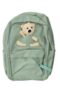 MOCHILA LISA MUÑECO OSITO VERDE
