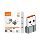 ADAPTADOR USB-C HEMBRA A USB MACHO LDNIO-LC150